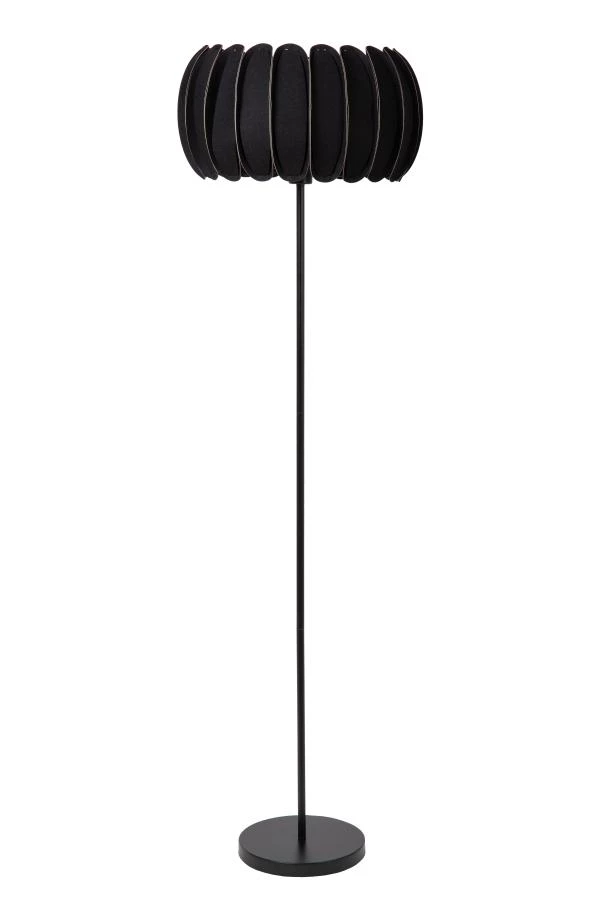 Lucide SPENCER - Lampadaire - Ø 40 cm - 1xE27 - Noir - éteint